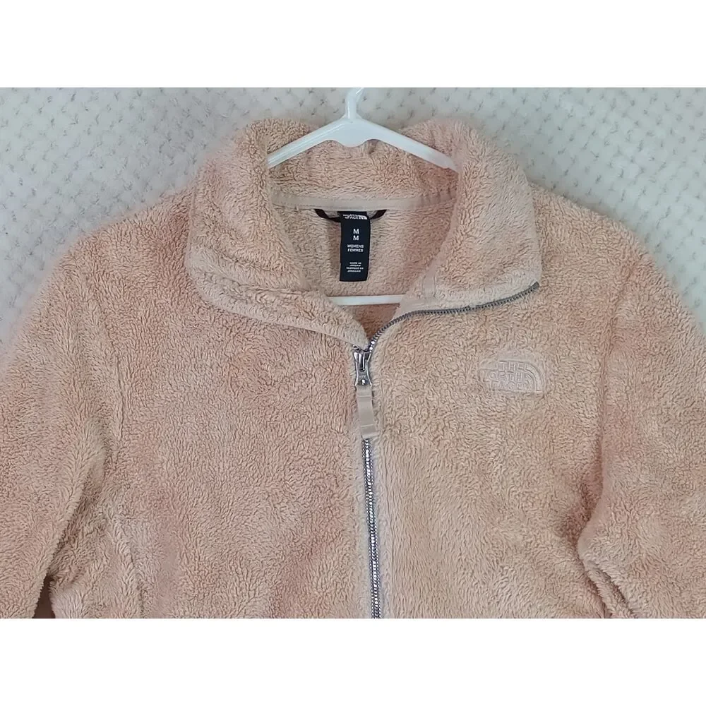 The North Face Osito Jacket Women's Medium Pink Teddy Fleece Jacket